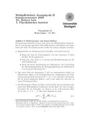 Ãbungsaufgaben Fortgeschrittene Atomphysik 2 - 5. Physikalisches ...