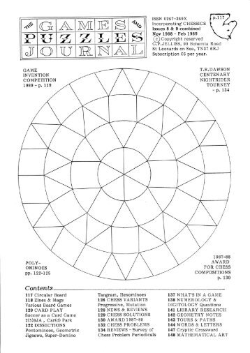 The Games and Puzzles Journal, #8+9 - Mayhematics