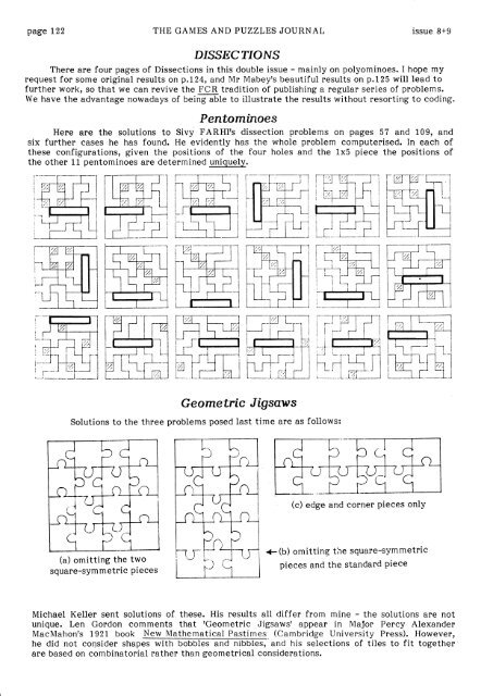 The Games and Puzzles Journal, #8+9 - Mayhematics