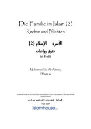 Die Familie im Islam (2)