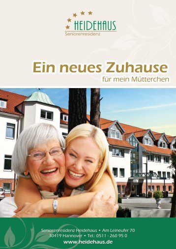 Ein neues Zuhause - Seniorenresidenz Heidehaus