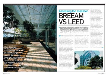 BREEAM vs. LEED Sustain Magazine