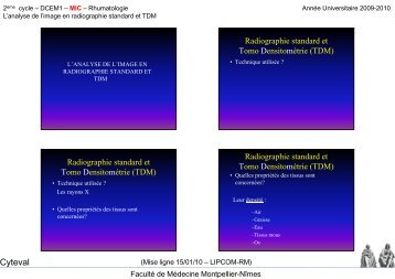 Cyteval - Faculté de médecine de Montpellier