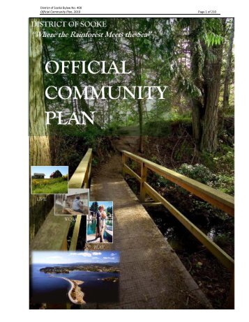 Official Community Plan - District of Sooke