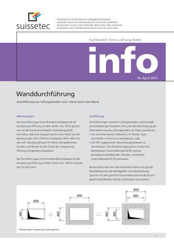 WanddurchfÃ¼hrung 347 KB pdf - Suissetec