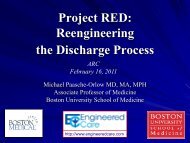 Project RED: Reengineering the Discharge Process