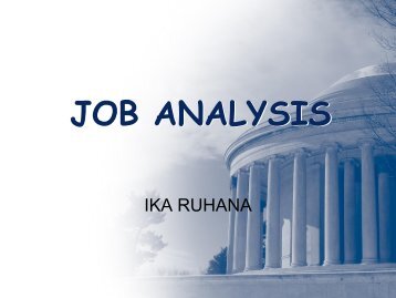 3. job analysis