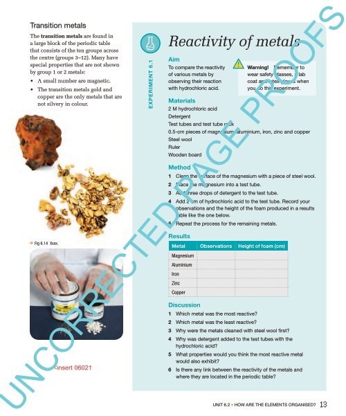 2 Chapter 6 â¢ organising elements Organising elements