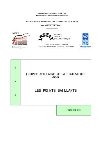 pdf 3 691 ko - Institut national de la statistique malgache (INSTAT)