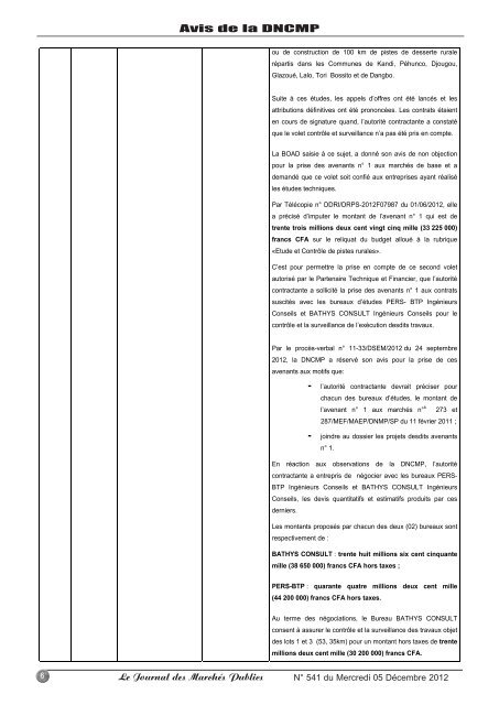 Journal 541_GABARIT.qxd - MinistÃ¨re de l'Ã©conomie et des finances