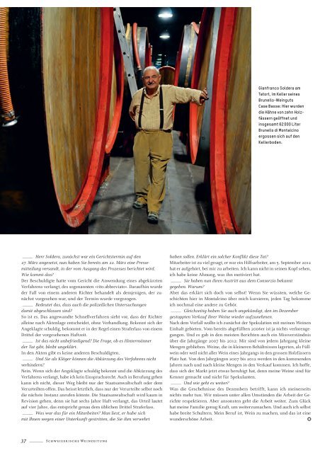 Gianfranco Soldera - Schweizerische Weinzeitung