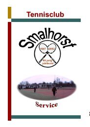 clubbad november 2012 website - tennisclub Smalhorst