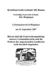 Leistungsmarsch in Ringingen am 16.09.2007