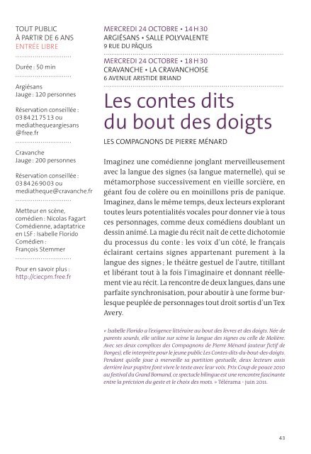 Conte et compagnies - Territoire de Belfort