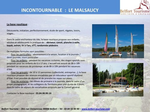 Le Malsaucy - incontournables - Belfort Tourisme