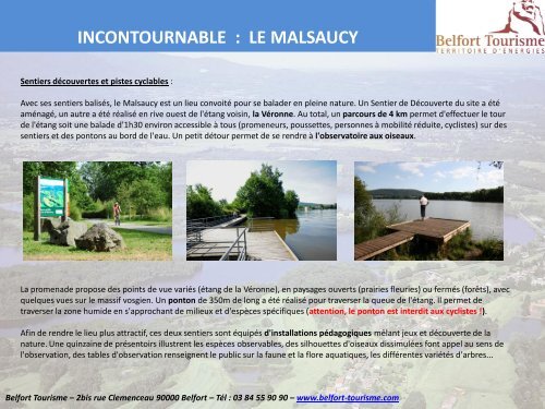 Le Malsaucy - incontournables - Belfort Tourisme