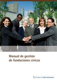 Manual de gestiÃ³n de fundaciones cÃ­vicas - FundaciÃ³n Bertelsmann