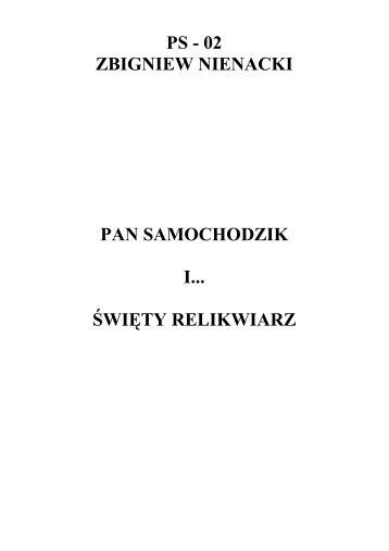 02 - Pan Samochodzik i Święty Relikwiarz - Zbigniew Nienac…