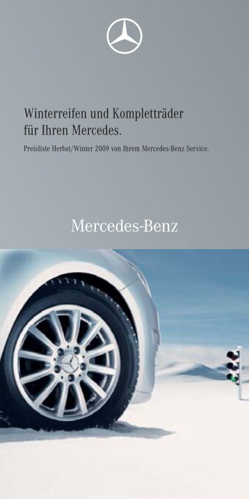 Winterreifen und KomplettrÃ¤der fÃ¼r Ihren Mercedes. - Orth Automobile
