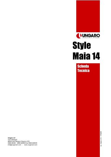 Style Maia 14 - Ungaro srl