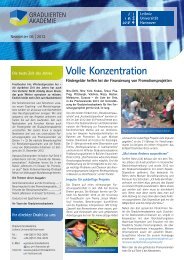 Newsletter 06/2012 - Graduiertenakademie - Leibniz UniversitÃ¤t ...