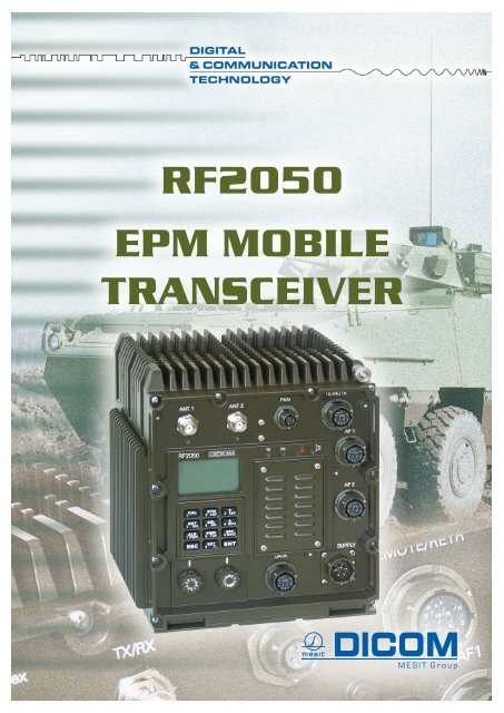 RF2050 EPM MOBILE TRANSCEIVER - DICOM, spol. s ro