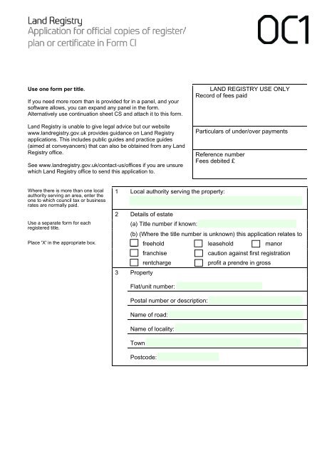 Download Form OC1 Application For Official Copies Land Registry download-form-oc1-application-for-official-copies-land-registry