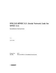 SNL2-E-SINEC-L1 (Serial Network Link for SINEC-L1) - Comsoft