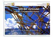 GDI-SH verbindet - Geodateninfrastruktur Schleswig-Holstein