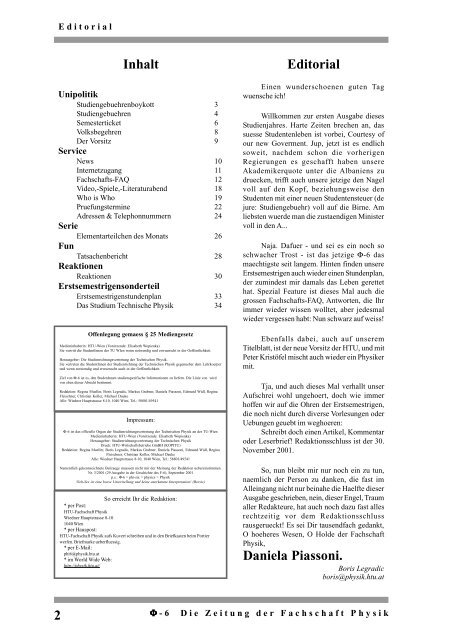 2 - Fachschaft Physik