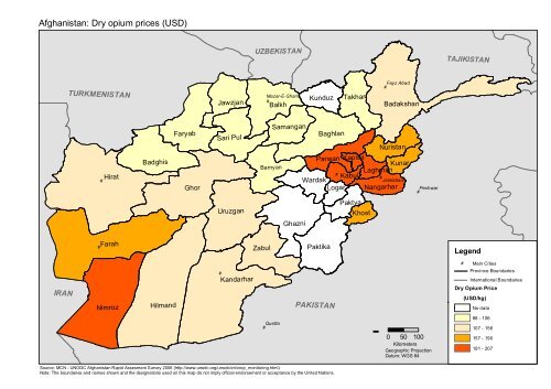 AFGHANISTAN - United Nations Office on Drugs and Crime