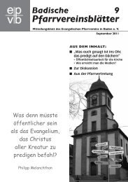 Ausgabe als PDF herunterladen - Evangelischer Pfarrverein in ...