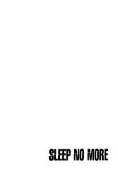 Program: Sleep No More [pdf] - American Repertory Theater