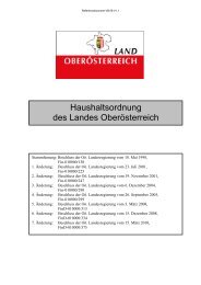 Haushaltsordnung des Landes Oberösterreich - Regio13