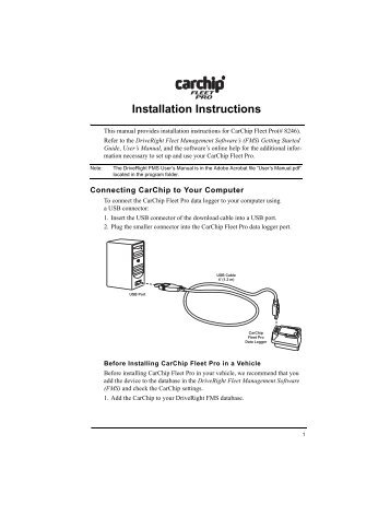Instruction Manual - CarChip