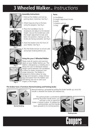 3 Wheel Walker Instructions A4:Layout 1 - Coopers of Stortford