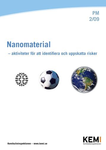 Nanomaterial - aktiviteter fÃ¶r att identifiera och uppskatta risker