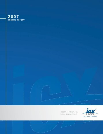 ICx Technologies, Inc. - FLIR.com - FLIR Systems