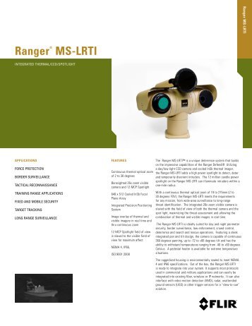 Ranger® LRTI EnforcIR - FLIR.com - FLIR Systems