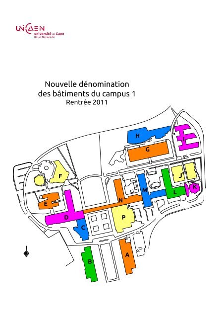 Plan du Campus 1 - UniversitÃ© de Caen Basse Normandie