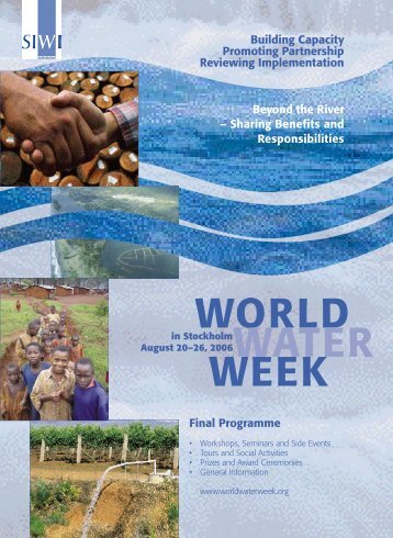 Final Programme Beyond the River - World Water Week