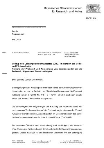 Bayerisches Staatsministerium für Unterricht und Kultus - GEW ...