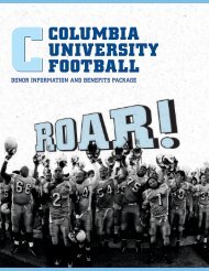 columbia university football - Columbia University Athletics