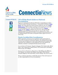 CISFL Affiliates in the News - Communities In Schools Florida