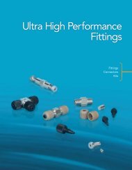 Ultra High Performance Fittings - ERC Gmbh