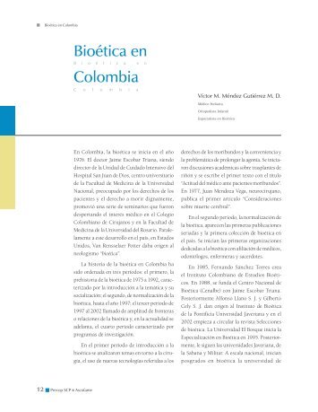 BioÃ©tica en Colombia - Sociedad Colombiana de Pediatria