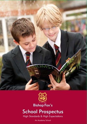 Prospectus (pdf) - Bishop Fox's School