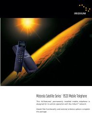 Motorola Iridium Mobile Satphone - Satellite Internet | Phone