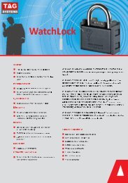 WatchLock High Quality Mechanical Lock with Electronic Alarm System