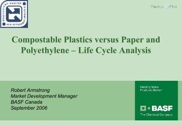 Compostable Plastics versus Paper and Polyethylene – Life Cycle ...